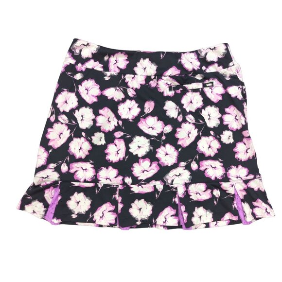 Tail Size M Womens Floral Above Knee Skirt Stretch Golf Tennis AS IS - Picture 1 of 8
